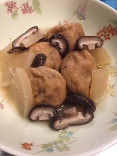 レンジでがんもどき大根椎茸の煮物-レシピのメイン写真
