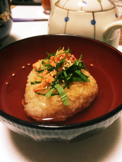 焼きおにぎり茶漬け♪家飲みの〆、小腹に♪-レシピのメイン写真