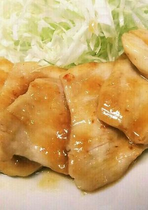 簡単～鶏むね肉のピリ辛味噌照り焼き-レシピのメイン写真