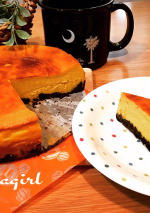 ＊ハロウィン♫かぼちゃのチーズケーキ＊-レシピのメイン写真