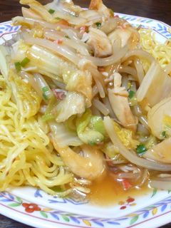 ハスイモ☆あんかけ焼きそば-レシピのメイン写真