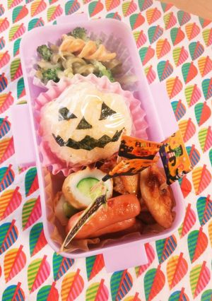 エビせんべい★ハロウィン弁当-レシピのメイン写真