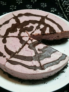 紫芋のレアチーズケーキ-レシピのメイン写真