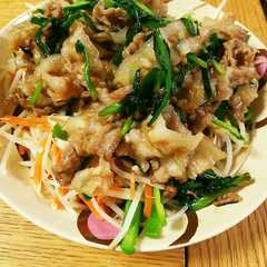 รูปของ 簡単ナムルのっけ焼肉