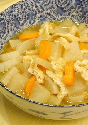 あごだしつゆで簡単★大根と揚げの煮物-レシピのメイン写真