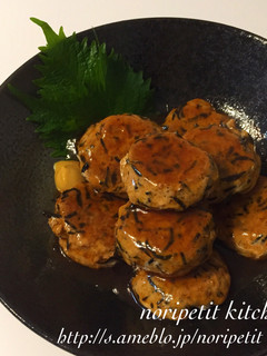 簡単♡ひじき&豆腐の照り焼きハンバーグ♡-レシピのメイン写真