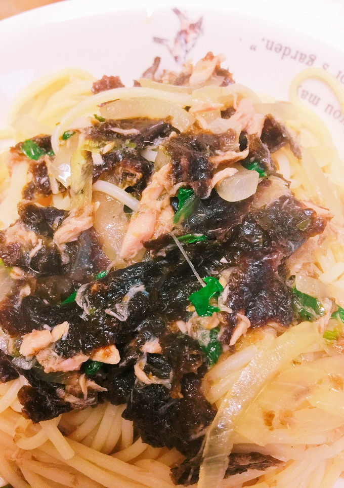 磯の香り、海苔とツナの和風パスタ。-レシピのメイン写真