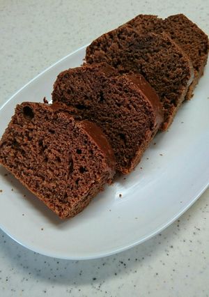 HMで簡単♪チョコのパウンドケーキ♪-レシピのメイン写真