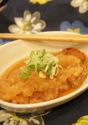 カツのみぞれ煮＊あごだしつゆで-レシピのメイン写真