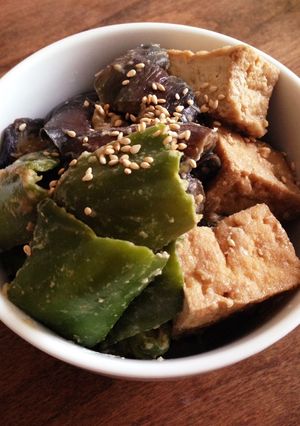 なすと厚揚げの生姜味噌炒め-レシピのメイン写真