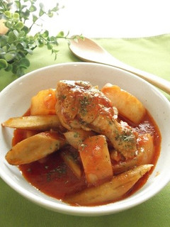 手羽元と根菜の濃厚トマト煮-レシピのメイン写真