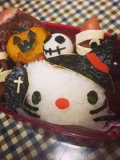 キャラ弁♡キティちゃん ハロウィン-レシピのメイン写真