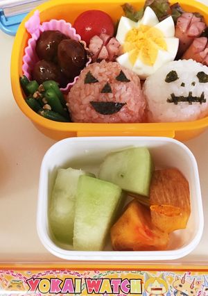 幼稚園 芋掘り遠足ハロウィン弁当-レシピのメイン写真