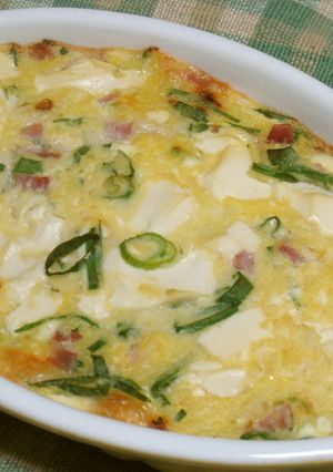 カロリーオフでも大満足　長芋豆腐グラタン-レシピのメイン写真