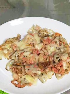 れんこんのチーズ焼き-レシピのメイン写真