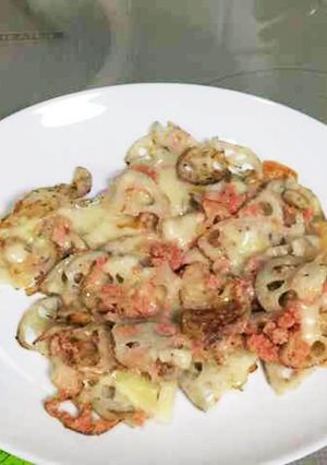 れんこんのチーズ焼き-レシピのメイン写真