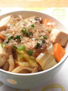 白菜と豆腐のぽかぽかあんかけ丼-レシピのメイン写真