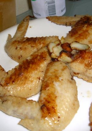 鶏手羽先のにんにく焼き-レシピのメイン写真