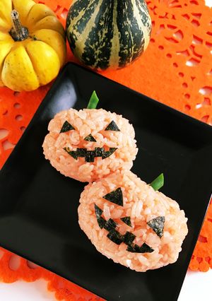 ハロウィン★卵しのばせオムライス-レシピのメイン写真