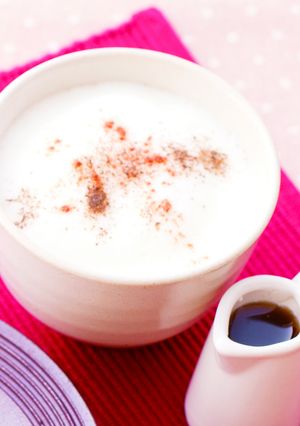 薪火晩茶ラテ-レシピのメイン写真