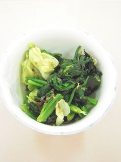 ほうれん草のおかか和え☆宇都宮市保健セ-レシピのメイン写真