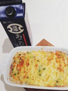 久原本家あごだしつゆで簡単♪和風グラタン-レシピのメイン写真