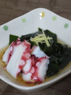 たことサラダわかめの酢の物-レシピのメイン写真