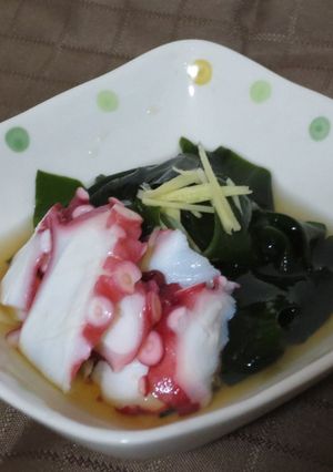 たことサラダわかめの酢の物-レシピのメイン写真