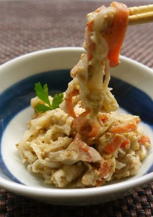 ごまとろろサラダ（精進料理）-レシピのメイン写真