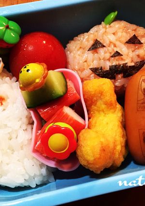 ＊ハロウィン♫キャラ弁＊-レシピのメイン写真