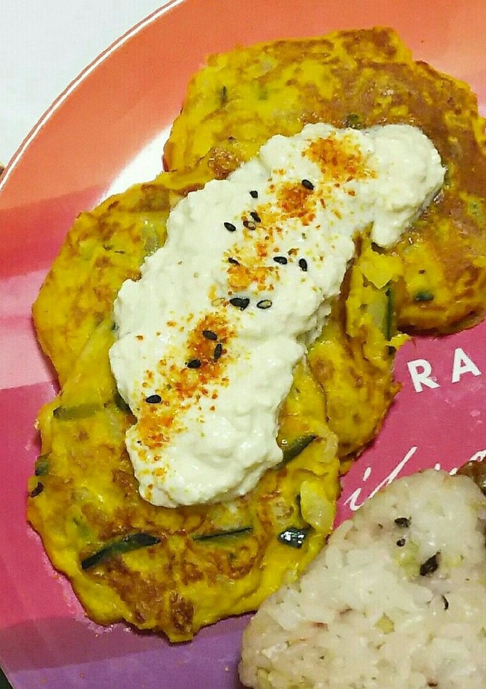 おしゃれ美味しいかぼちゃ！？の簡単チヂミ-レシピのメイン写真