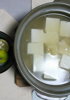お出汁のおいしい湯豆腐-レシピのメイン写真