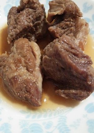 超簡単☆お酢で柔らか肉煮込み♪-レシピのメイン写真