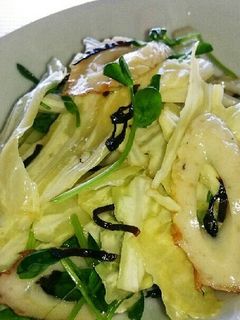 キャベツと塩こんぶの和風サラダ-レシピのメイン写真