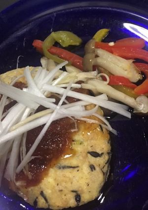 【ﾍﾙｼｵ】豆腐ﾊﾞｰｸﾞ&蒸し野菜-レシピのメイン写真