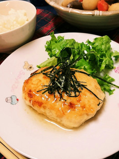 鳥ミンチと豆腐さっぱりハンバーグ-レシピのメイン写真