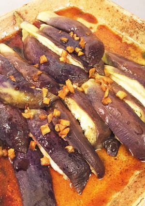 蒸しナスの香味だれ-レシピのメイン写真