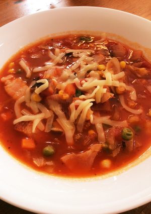 トマト缶であったかスープ-レシピのメイン写真