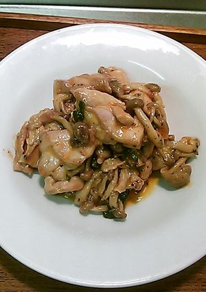 鶏としめじの炒めもの-レシピのメイン写真