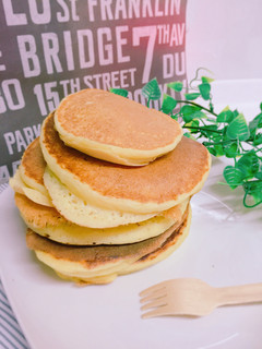 *お豆腐パンケーキ*-レシピのメイン写真