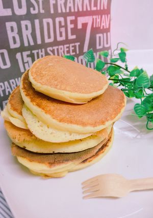 *お豆腐パンケーキ*-レシピのメイン写真