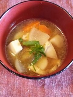 とろっとしたけんちん汁-レシピのメイン写真