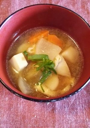 とろっとしたけんちん汁-レシピのメイン写真