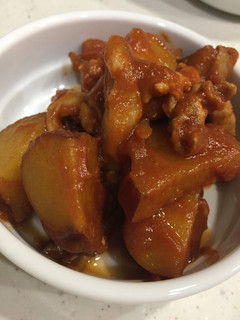 ダシダで☆さつまいもと豚肉のトマト煮-レシピのメイン写真