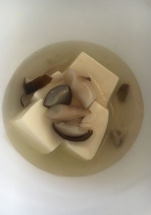 離乳食 中期 豆腐のキノコあんかけ-レシピのメイン写真