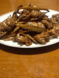 鶏とごぼうのピリ辛炒め煮-レシピのメイン写真