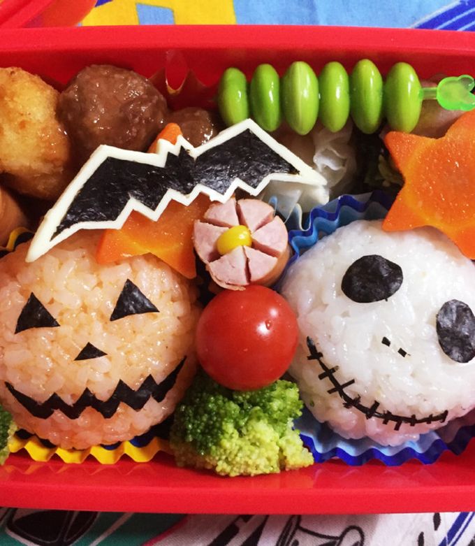 キャラ弁 簡単 ハロウィン ジャック-レシピのメイン写真