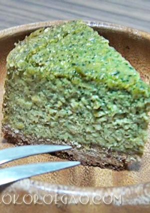 ビーガンスイーツ★ほうれん草チーズケーキ-レシピのメイン写真