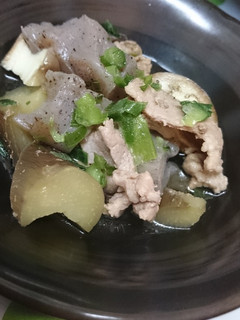 茄子と豚肉のだしつゆ煮-レシピのメイン写真