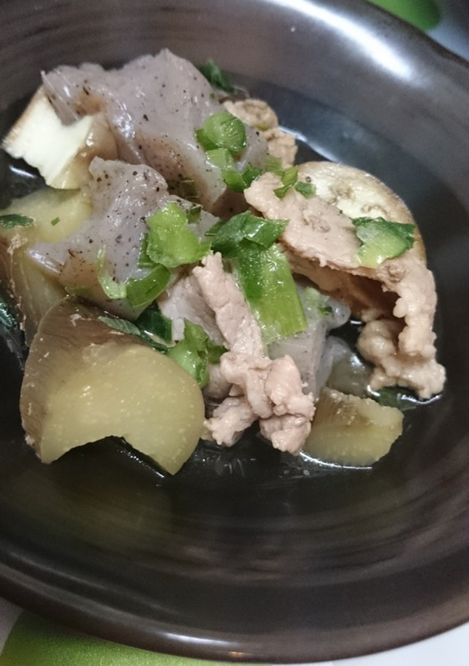 茄子と豚肉のだしつゆ煮-レシピのメイン写真